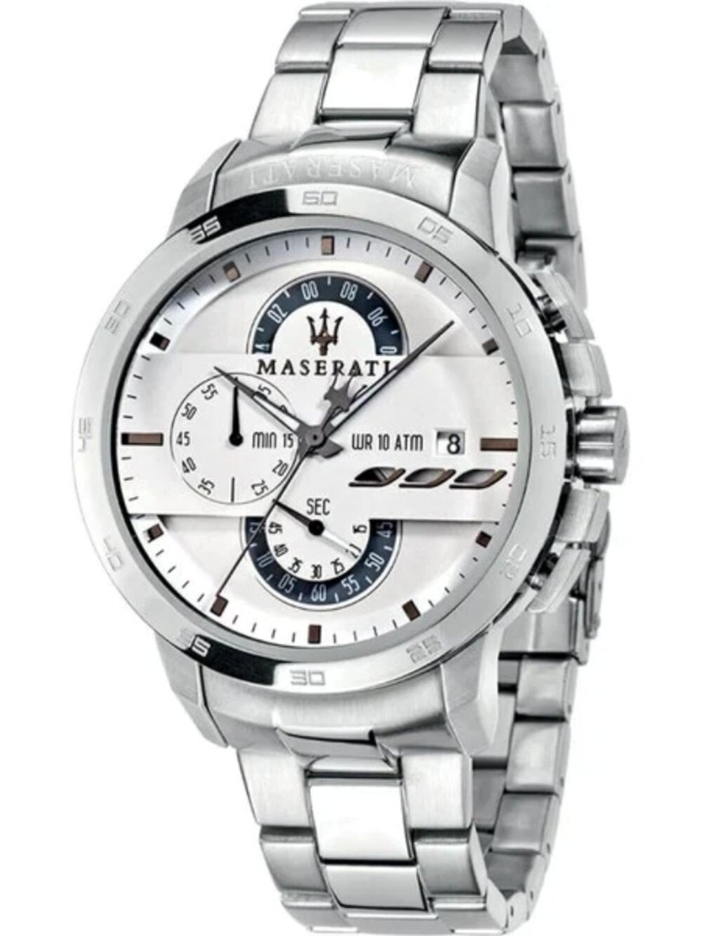 Maserati Men's Watch White dial with Silver bracelet R8873619004